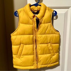 Old Navy Kids Yellow Puffer Vest